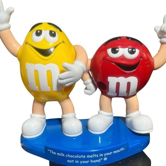 Vintage M & M Candy Dispenser Fun Machine “Melts in Your Mouth…” - Picture 1 of 3